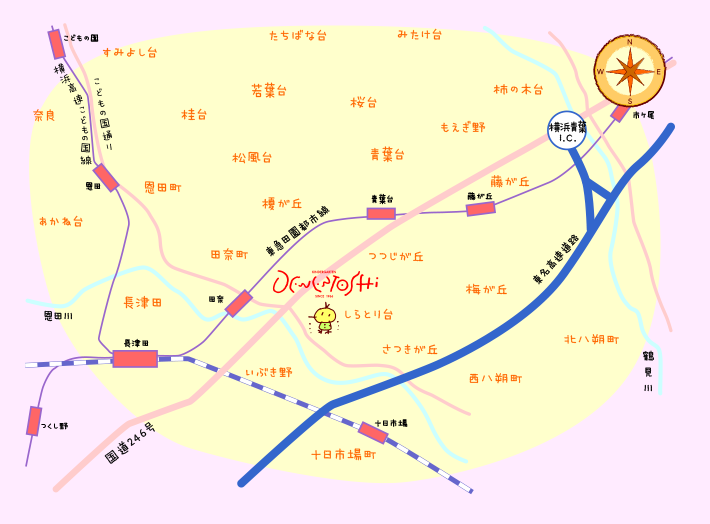 通園バス運行エリア